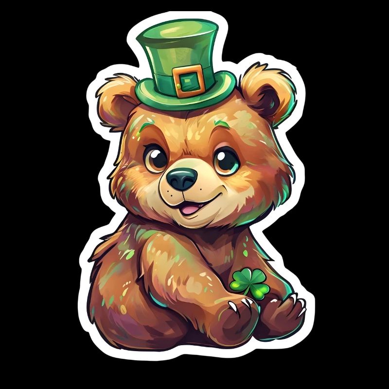 St. Patrick‘s Day Bär Geschenk