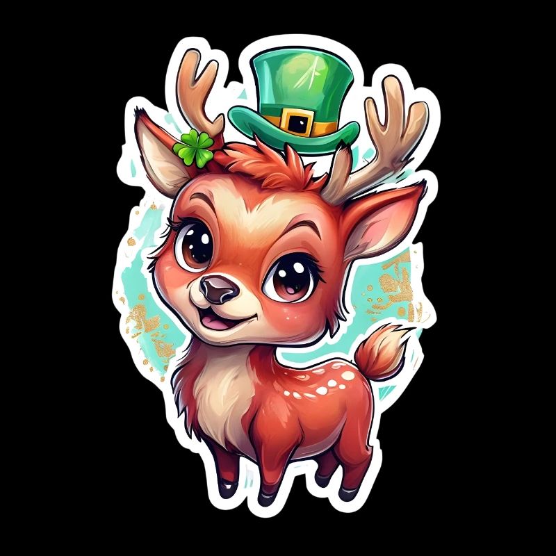 St. Patrick's Day Reh Geschenk