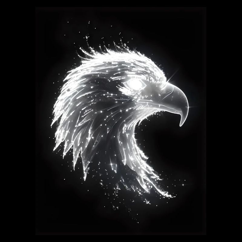 Cadeau Eagle Neon Glow