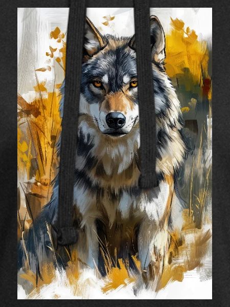 Illustration eines Wolfes