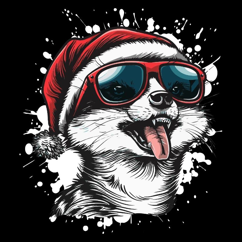Suricate Noël Drôle