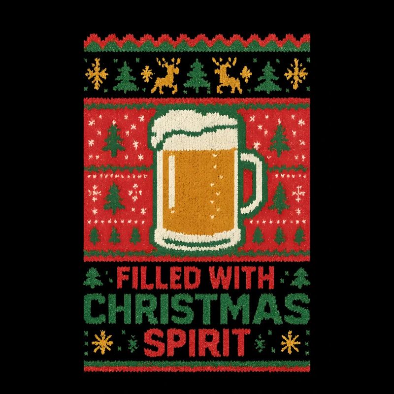 Bierkrug Weihnachtspullover