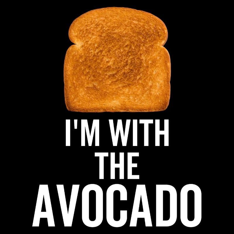Ich bin mit der Avocado