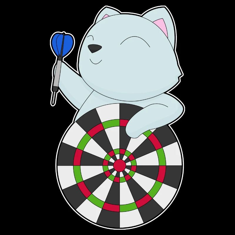 Katze Dart Dartscheibe