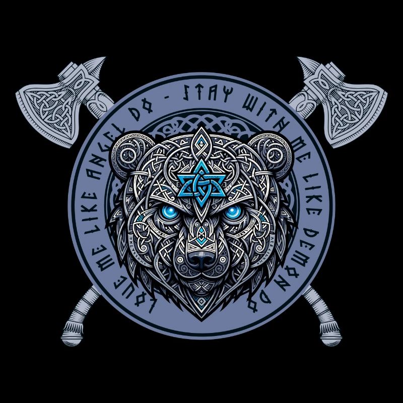 Viking Bear Logo – Strength and Protection