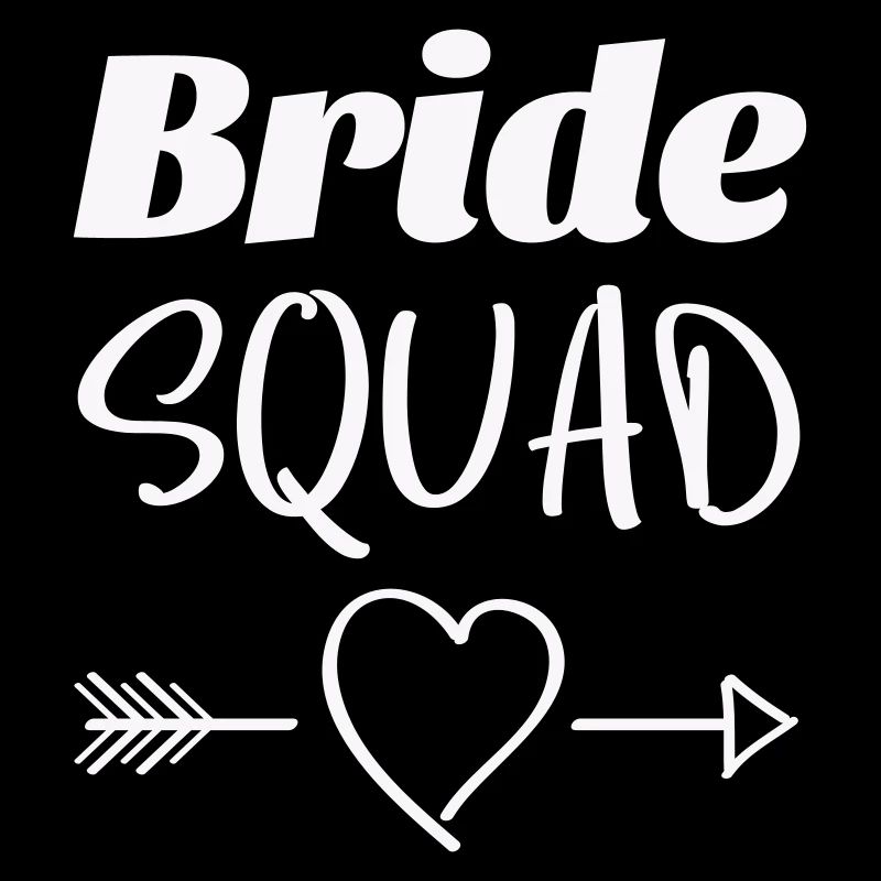 Braut Squad Herz Pfeil