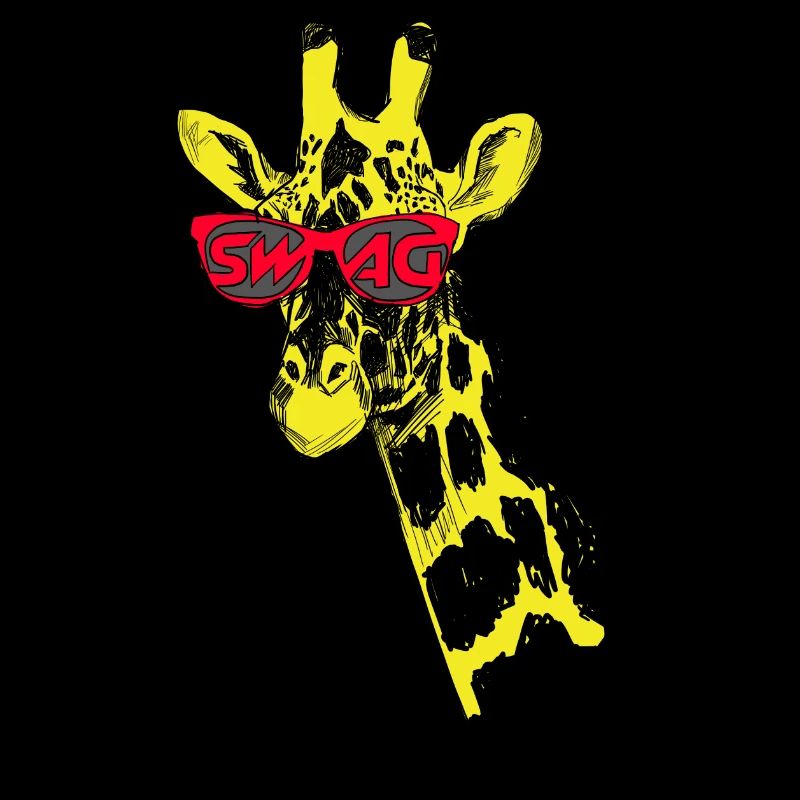 Giraffe mit der Sonnenbrille