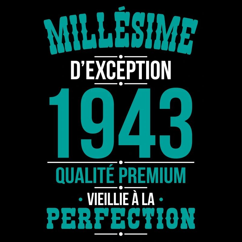 Anniversaire 81 ans - Millésime d'Exception 1943