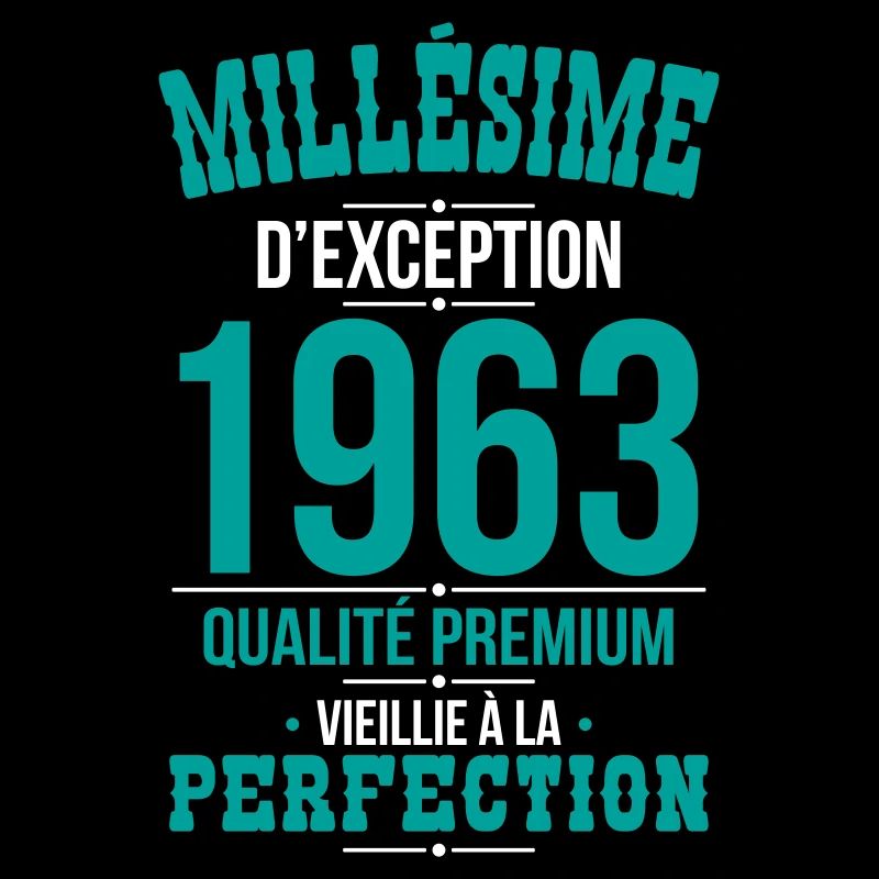 Anniversaire 60 ans - Millésime d'Exception 1963