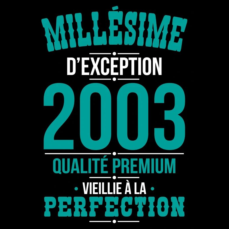 Anniversaire 20 ans - Millésime d'Exception 2003