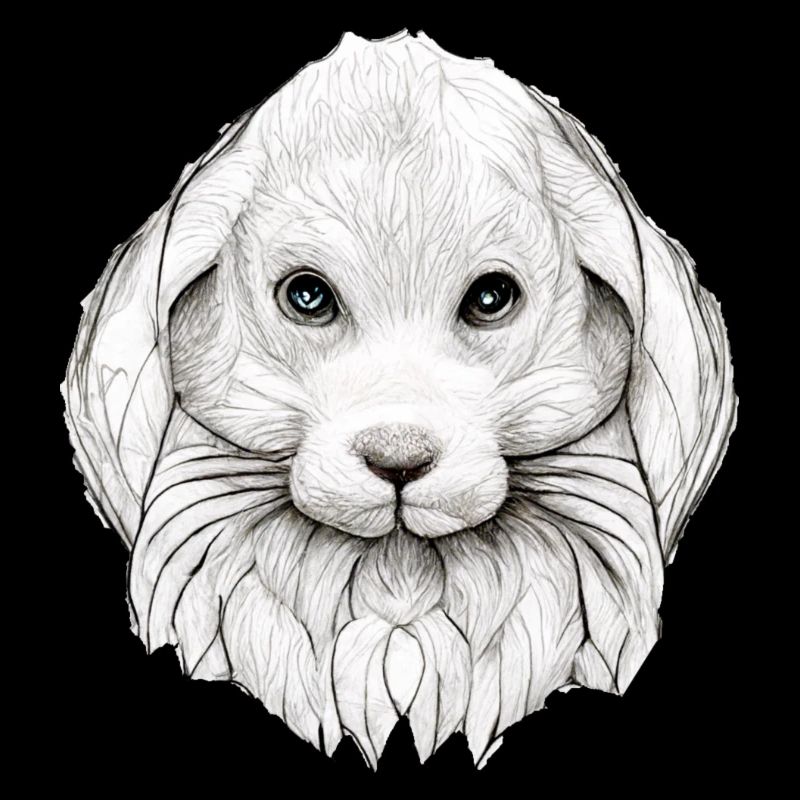 Rabbit in Comic Style