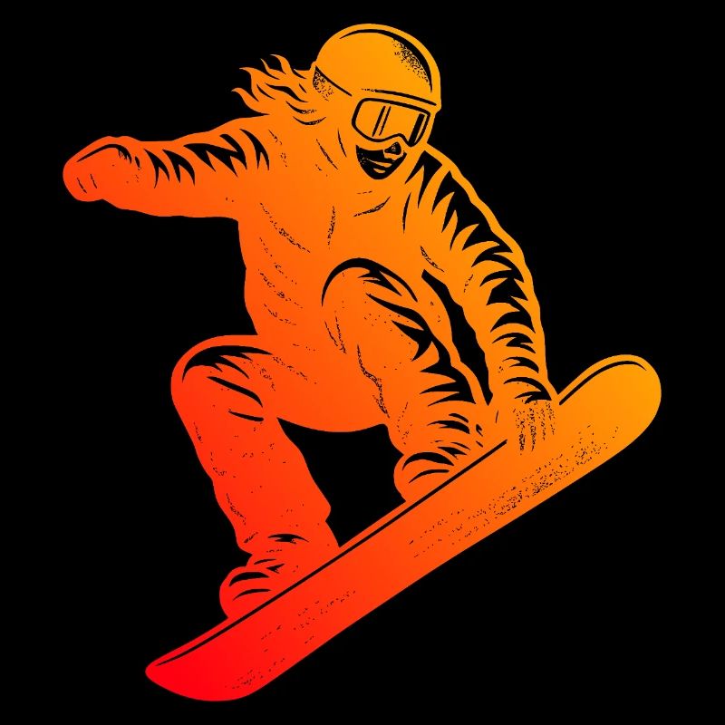 Simple snowboard timeless design