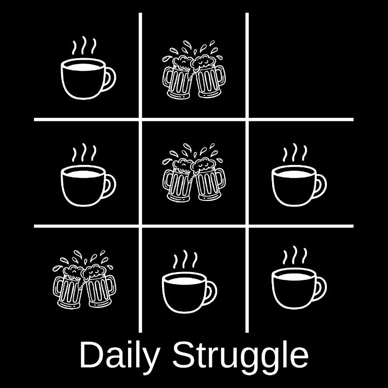 Kaffee-Alltag im Raster