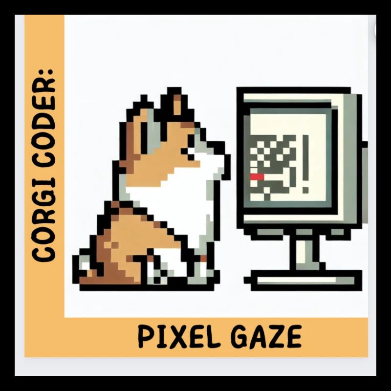 Corgi Coder: Pixel Gaze