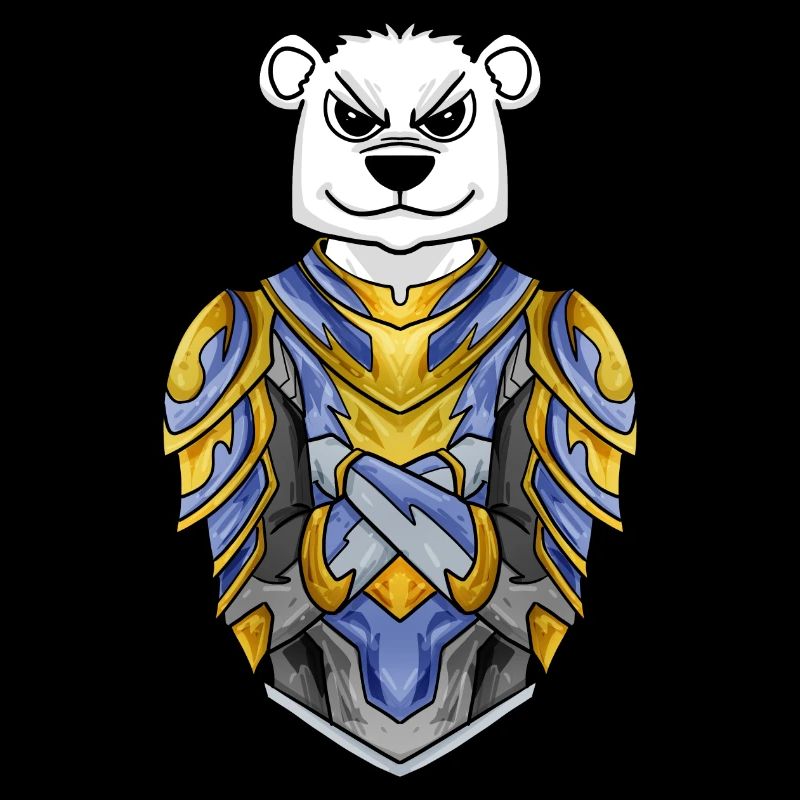 Ritter Eisbär cool Bär Polarbär