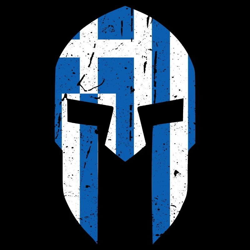 Grece Drapeau Hellas Spartiates Cadeau
