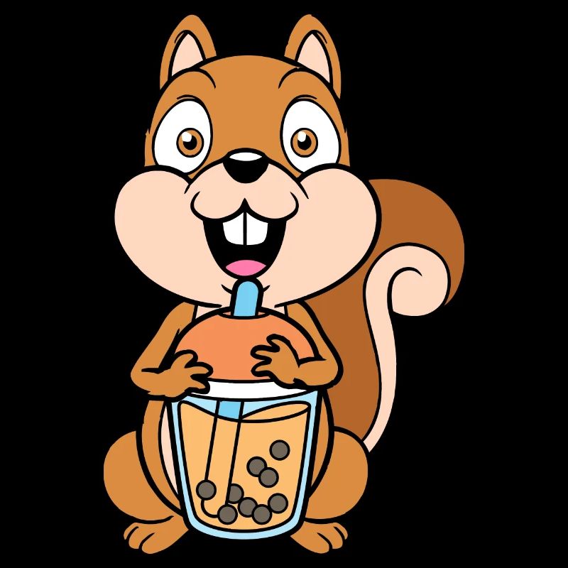 Bubble Tea Eichhörnchen