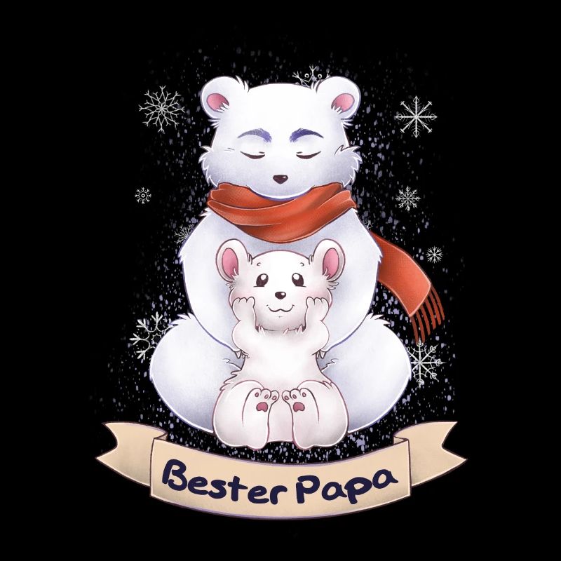 Bester Papa - Eisbär und Kind