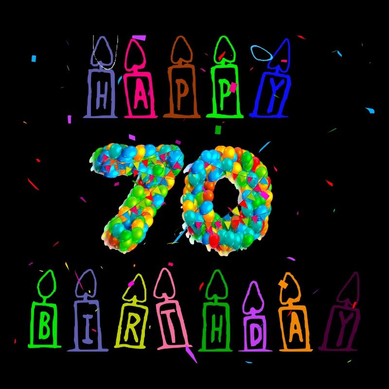 Gift idea 70th birthday, birthday present