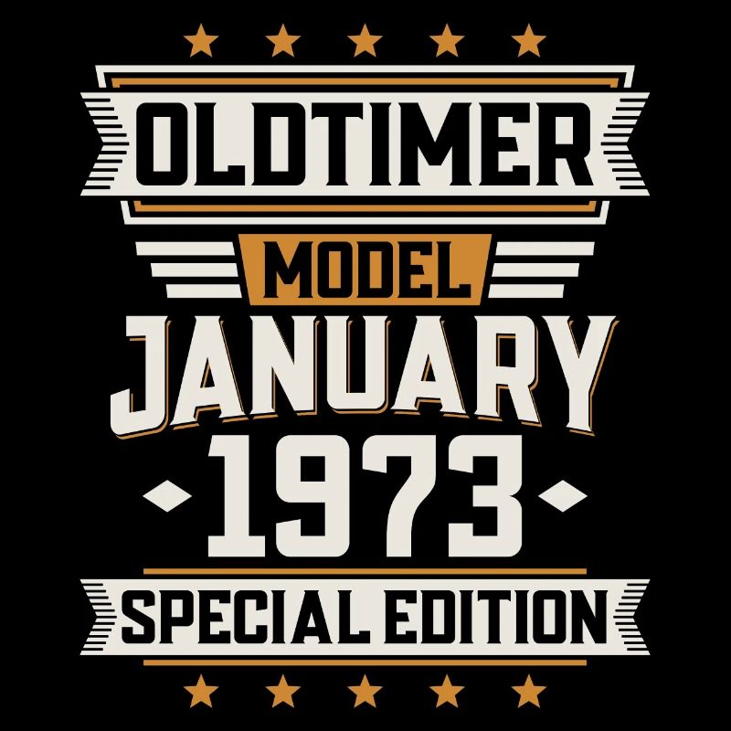 Janvier né 1973 Année de construction Anniversaire oldtimer