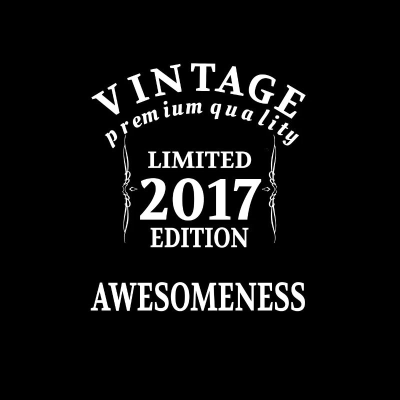 Anniversaire Millésime Né 2017 Limitée