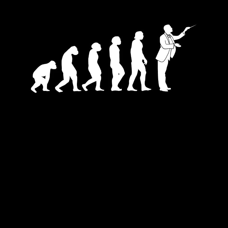 Evolution Dirigent T-Shirt Geschenk