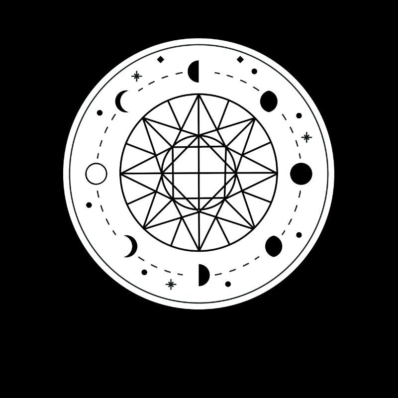 Moon Phase Lunar Cycle Gift Spirituality