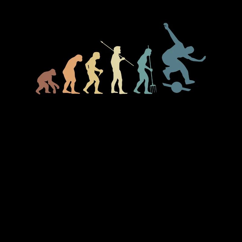 Vintage Retro Evolution Onewheel Shirt Geschenk