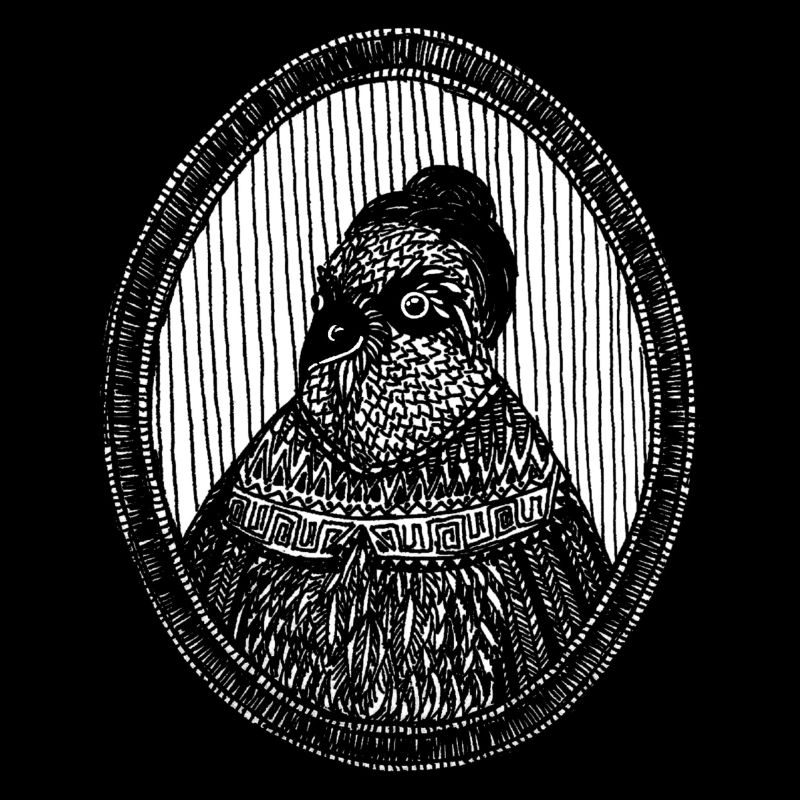 Bird - Vogel, Illustration, Victorian, Rahmen