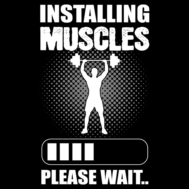 Installing Muscles Please Wait Bodybuilder