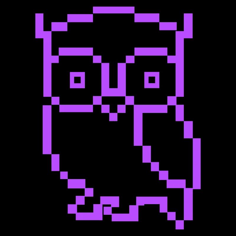 Pixel Eule
