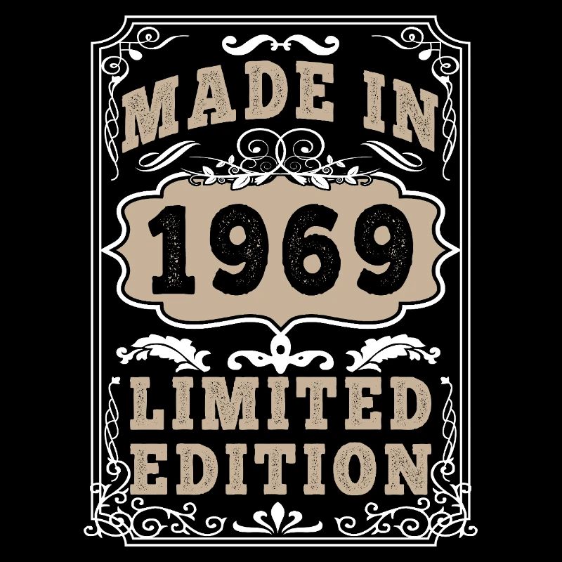 Original 1969 Vintage Vintage Retro Geburtstag