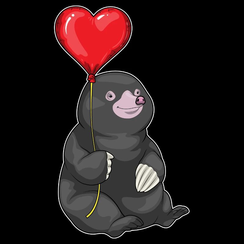 Mole Heart Balloon