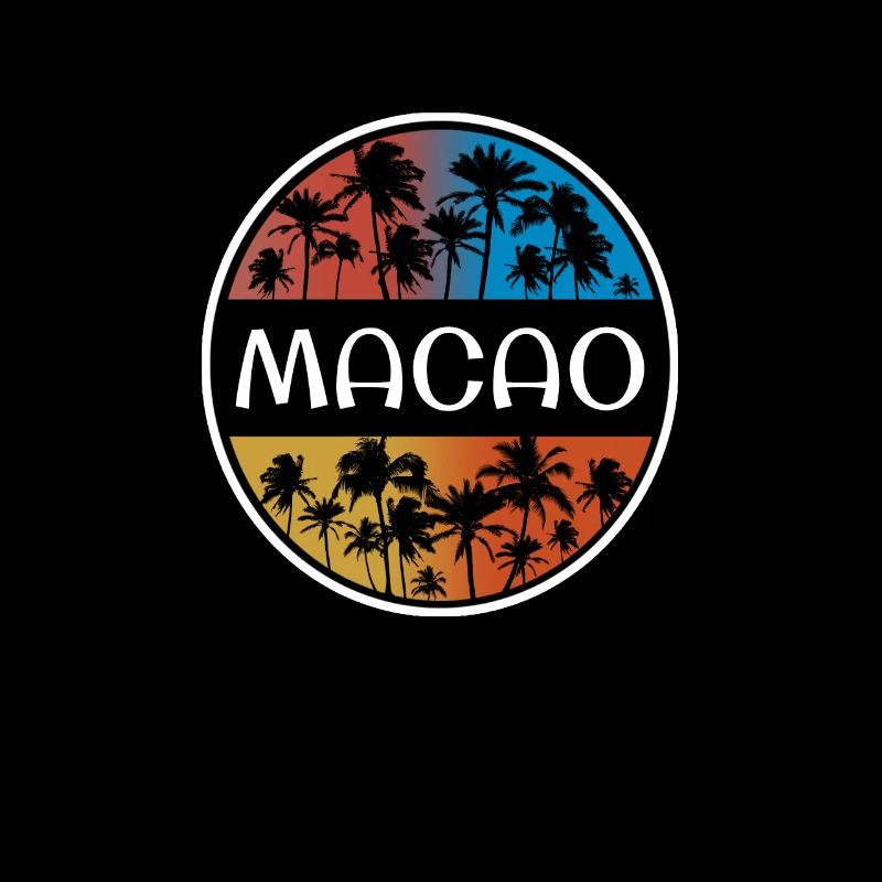 Macao Vacances élégantes Souvenir Palmier