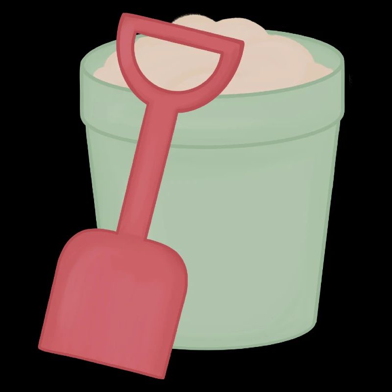 Sandpit Shovel Motif