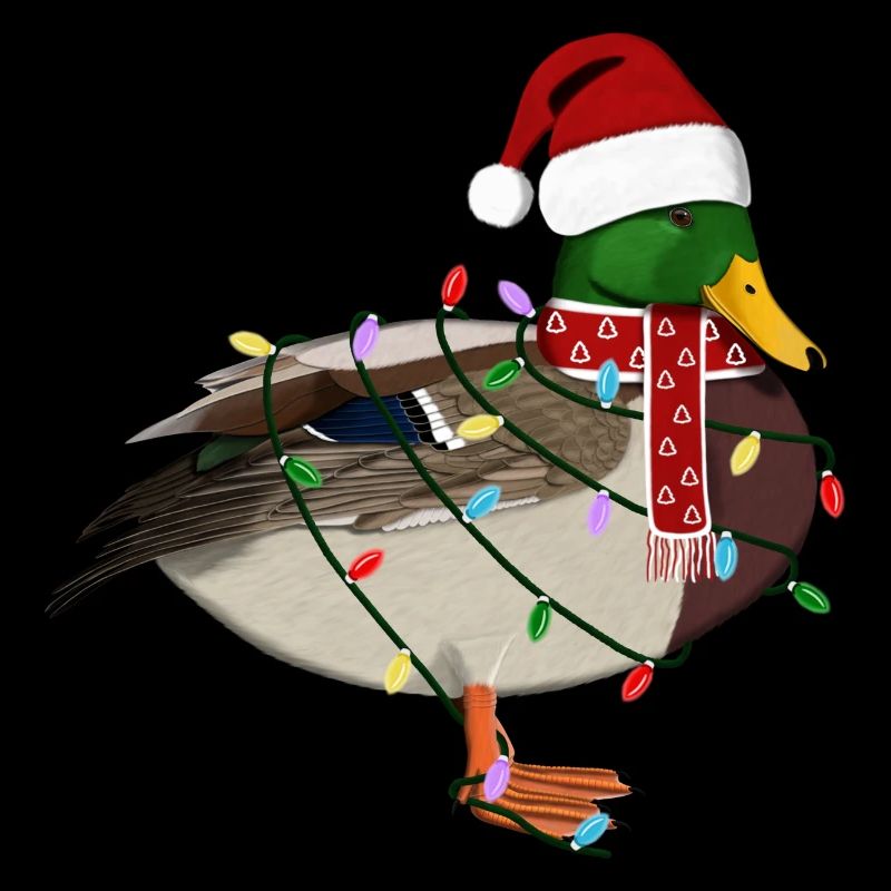 Duck String Light Christmas Bird Cap