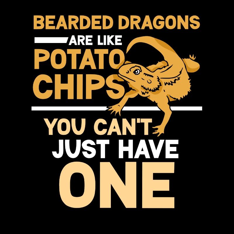 Bearded Dragons are like potato chips