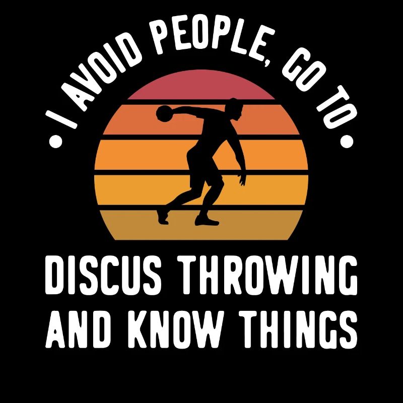I avoid people go to Diskus werfen