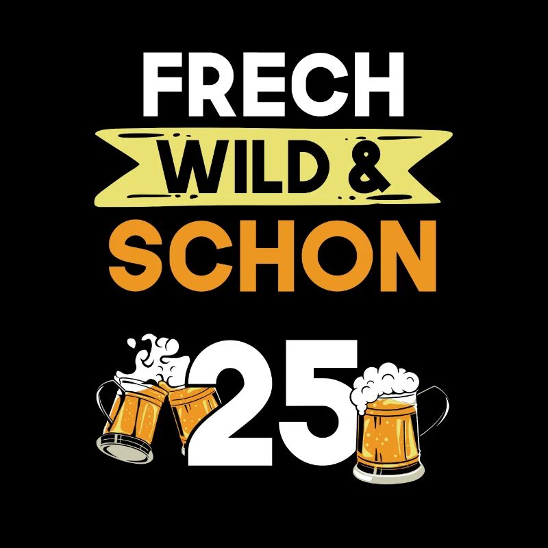 Geschenk 25 Jahre Geburtstag Bier Biertrinker