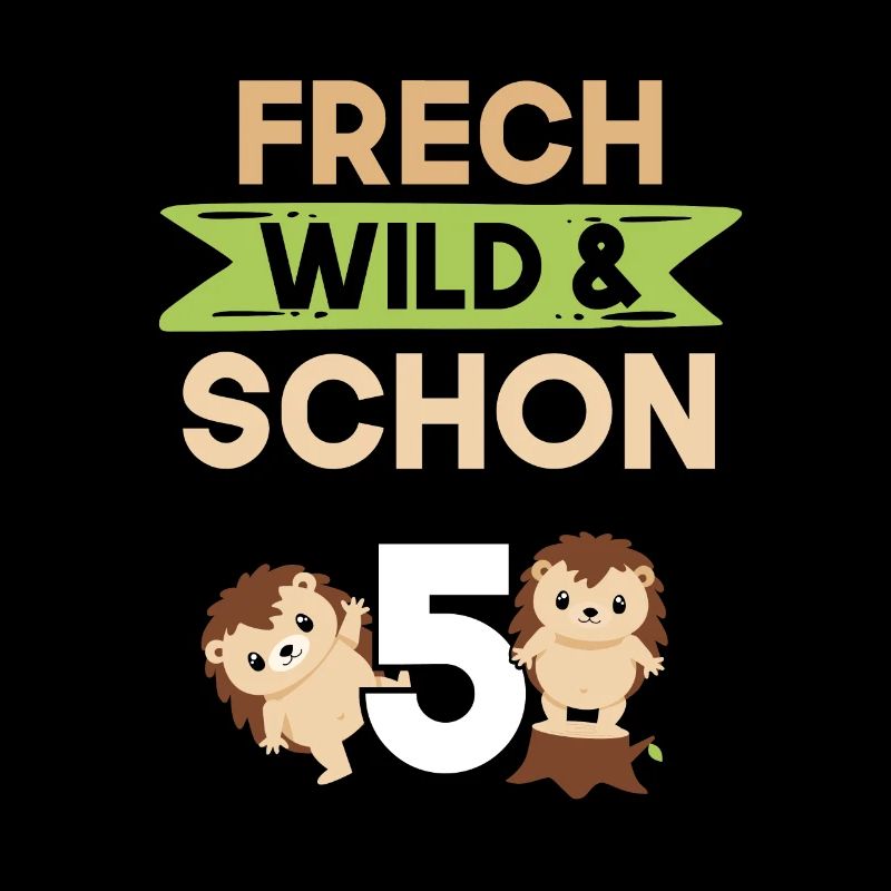 5 Jahre Geburtstag Junge Mädchen Igel