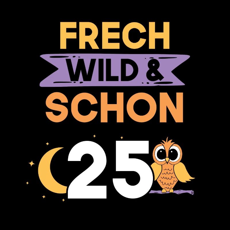 Geschenk 25 Jahre Geburtstag Eule