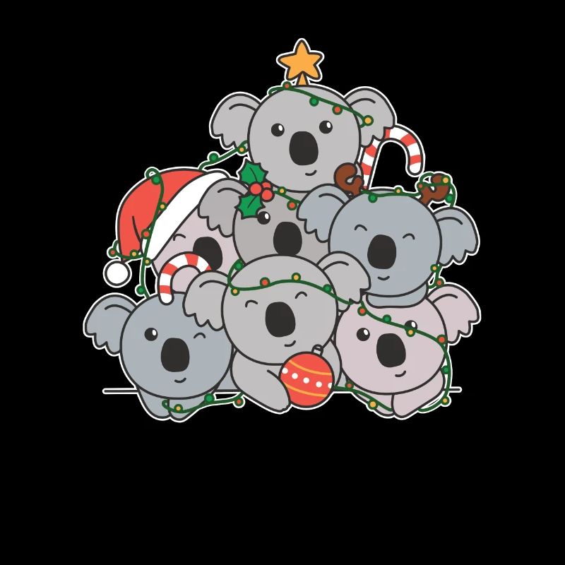 Koala Arbre de Noël Drôle d’Animal Noël