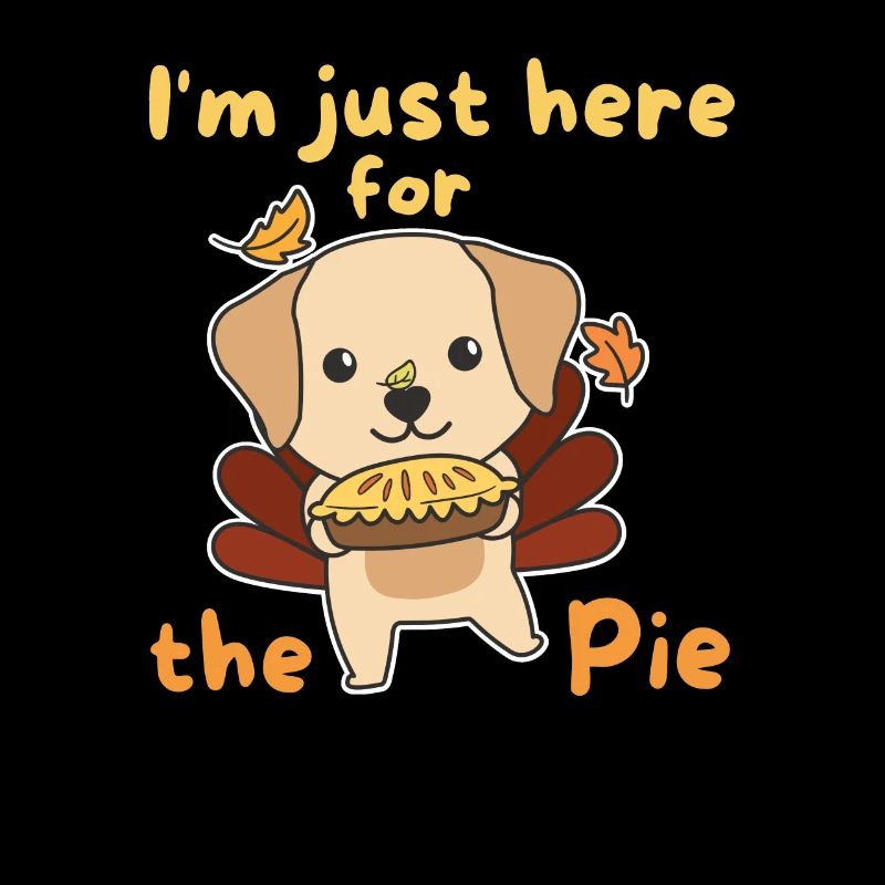 thanksgiving day outfits Truthahn Labrador mit Pie