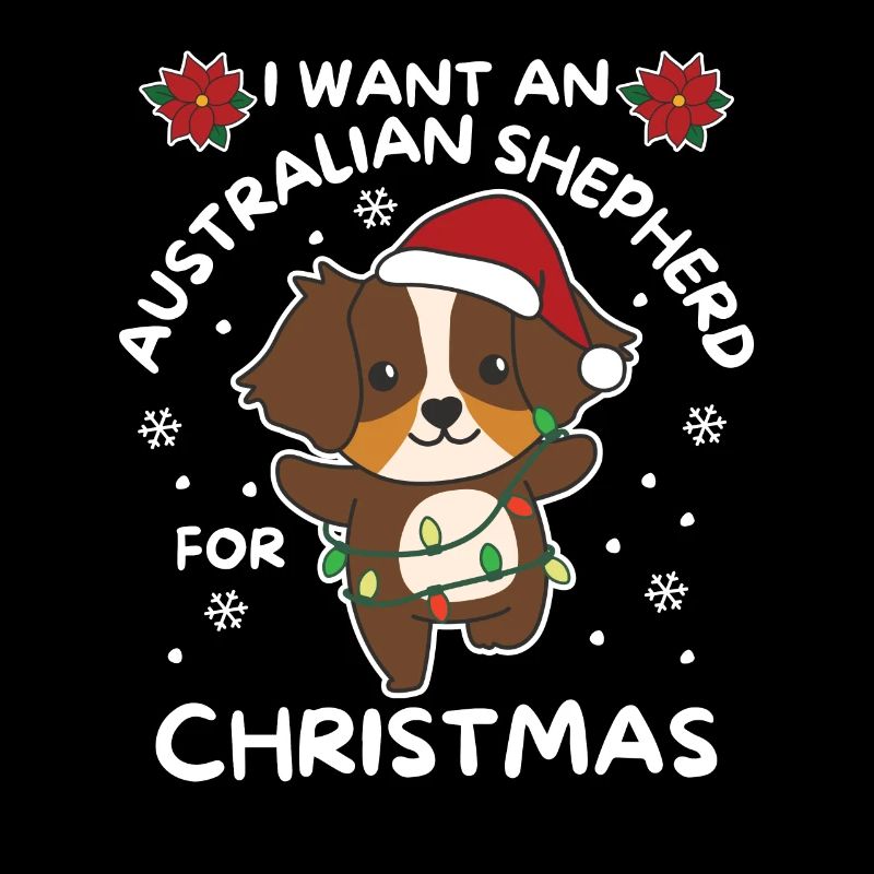 Ich will ein Australian Shepherd zu Weihnachten