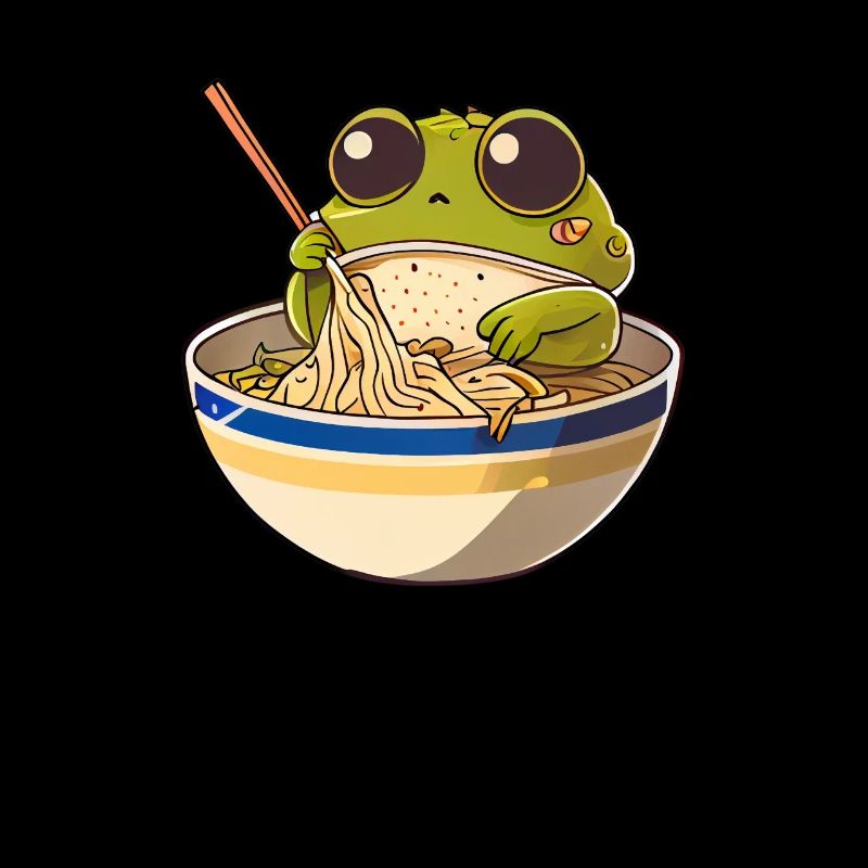 Mais d’abord ramen douce grenouille mange ramen ramen