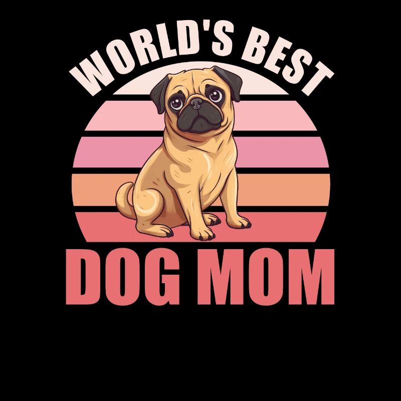 Weltbester Hunde Mama süßer Mops