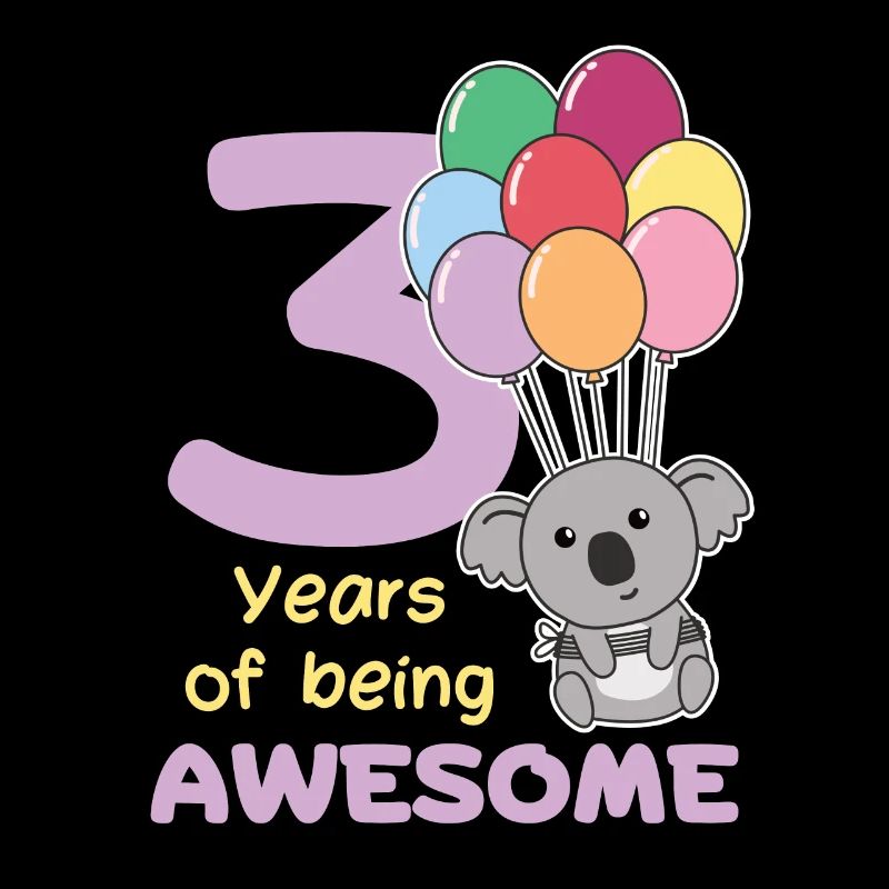 Koala for 3rd birthday children three years old