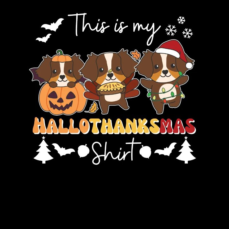 This is my Hallothanksmas Shirt Australian Hund