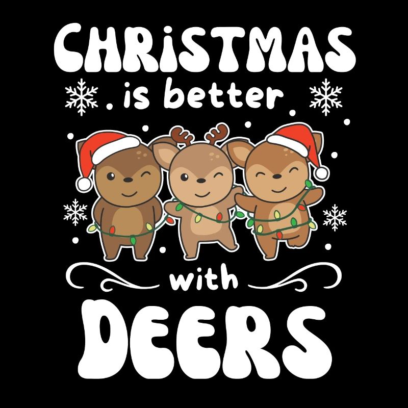 Weihnachten ist besser mit Rehen