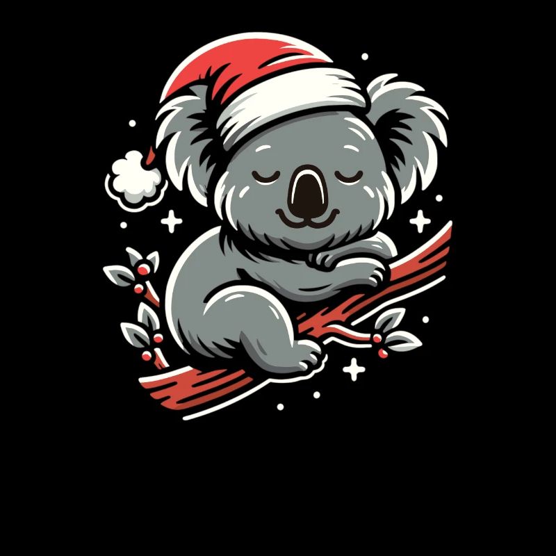 Koala Noël Hiver Animaux Koalas